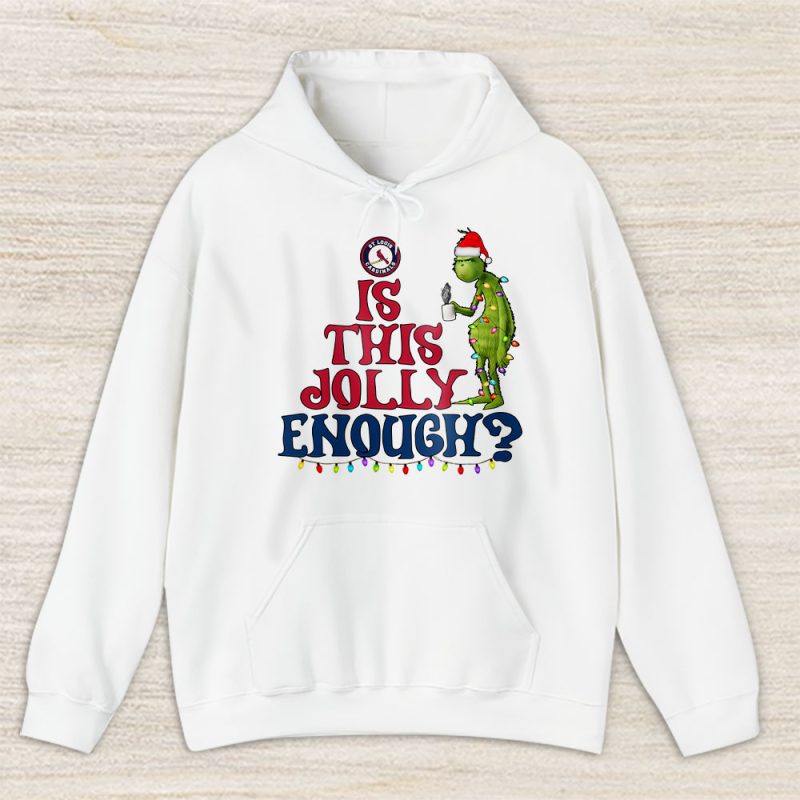 St. Louis Cardinals Merry Christmas MLB Gift For Fan Cute Grinch Unisex Hoodie TAS21563