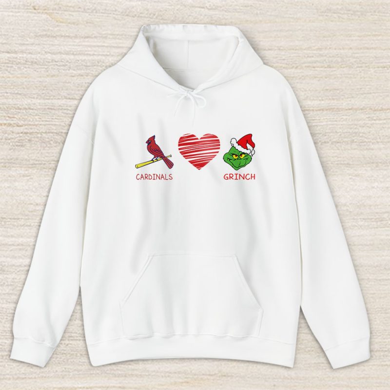 St. Louis Cardinals Merry Christmas MLB Gift For Fan Cute Grinch Unisex Hoodie TAS21926