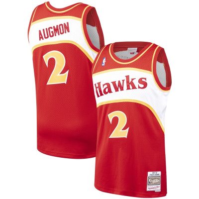 Stacey Augmon Atlanta Hawks 1991/92 Hardwood Classics Swingman Jersey - Red