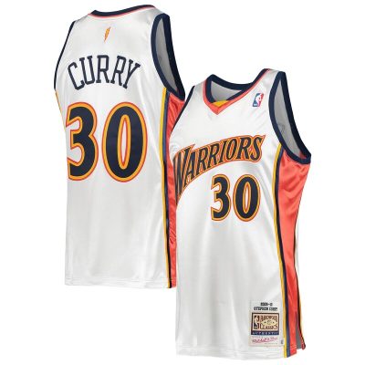 Stephen Curry Golden State Warriors 2009/10 Hardwood Classics Jersey - White