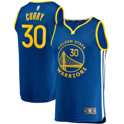 Stephen Curry Golden State Warriors Big & Tall Fast Break Player Jersey - Royal - Icon Edition