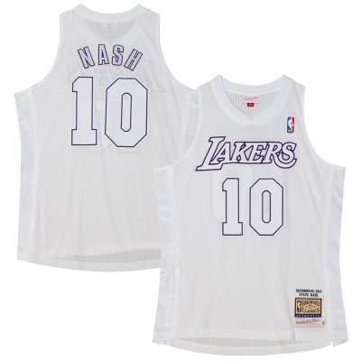 Steve Nash Los Angeles Lakers 2012 Player Jersey - White