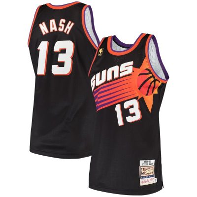 Steve Nash Phoenix Suns 1996/97 Hardwood Classics Jersey - Black