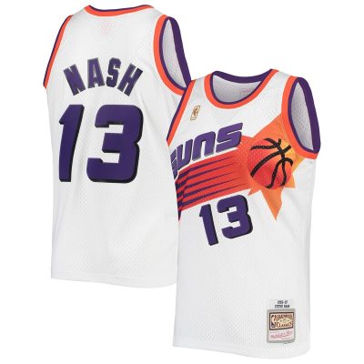 Steve Nash Phoenix Suns 2001/02 Hardwood Classics Swingman Jersey - White