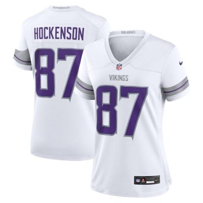 T.J. Hockenson Minnesota Vikings Women's Alternate Game Player Jersey - White