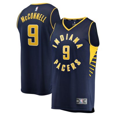 T.J. McConnell Indiana Pacers Fast Break Player Replica Jersey - Icon Edition - Navy