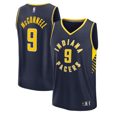 T.J. McConnell Indiana Pacers Fast Break Replica Player Jersey - Icon Edition - Navy