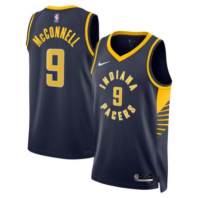 T.J. McConnell Indiana Pacers Swingman Replica Jersey - Icon Edition - Navy