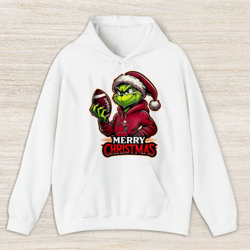 Tampa Bay Buccaneers Merry Christmas NFL Gift For Fan Cute Grinch Unisex Hoodie TAS21190