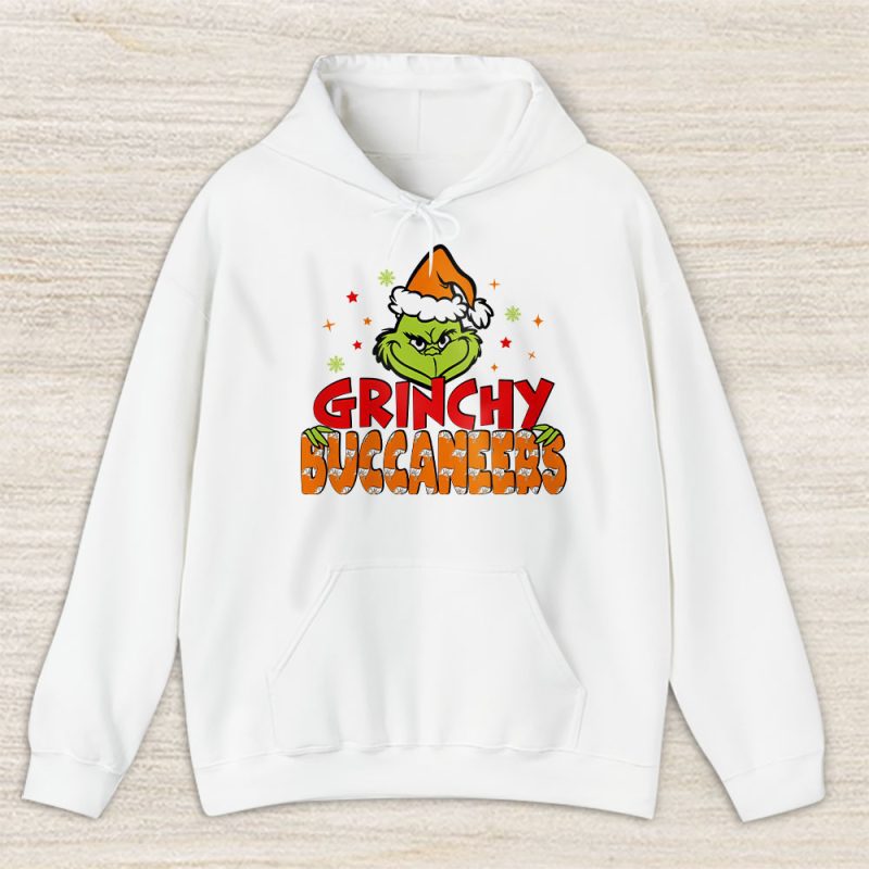 Tampa Bay Buccaneers Merry Christmas NFL Gift For Fan Cute Grinch Unisex Hoodie TAS21214