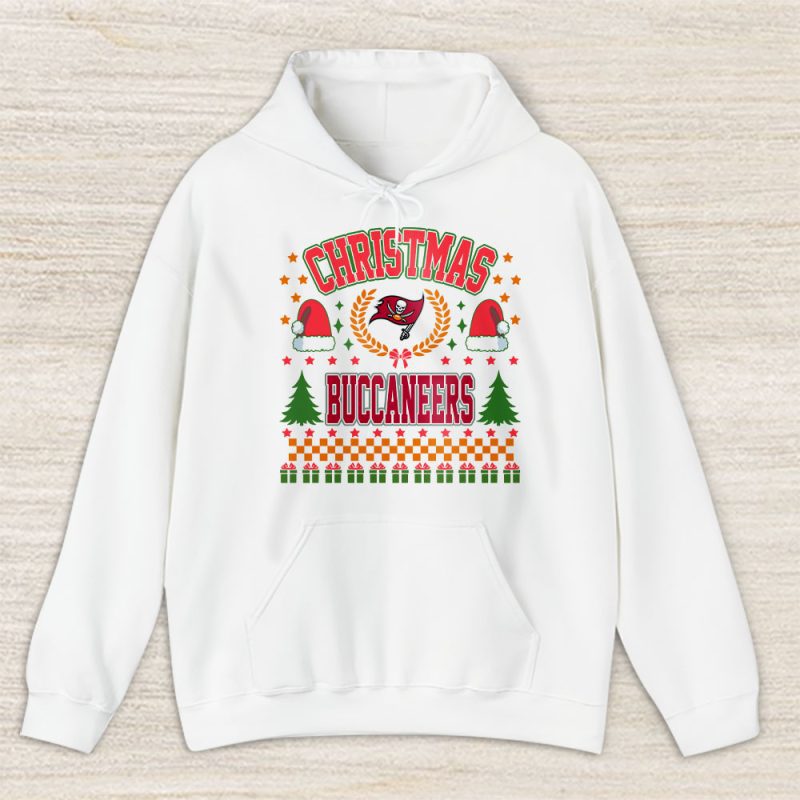 Tampa Bay Buccaneers Merry Christmas NFL Gift For Fan Cute Santa Hohoho Unisex Hoodie TAS21216