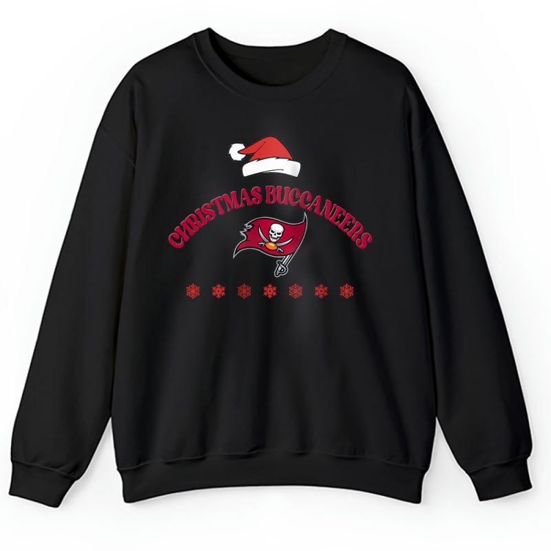 Tampa Bay Buccaneers Merry Christmas NFL Gift For Fan Cute Santa Hohoho Unisex Sweatshirt TAH21215