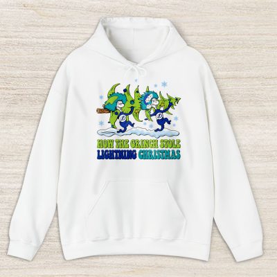 Tampa Bay Lightning Merry Christmas NHL Gift For Fan Cute Grinch Unisex Hoodie TAS21936