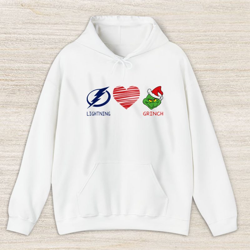 Tampa Bay Lightning Merry Christmas NHL Gift For Fan Cute Grinch Unisex Hoodie TAS21938