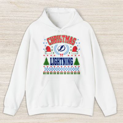 Tampa Bay Lightning Merry Christmas NHL Gift For Fan Cute Santa Hohoho Unisex Hoodie TAS21939