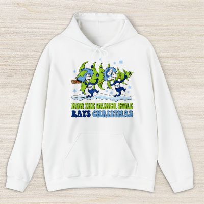 Tampa Bay Rays Merry Christmas MLB Gift For Fan Cute Grinch Unisex Hoodie TAS21932