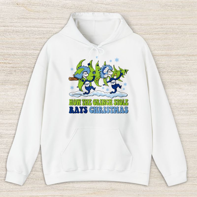 Tampa Bay Rays Merry Christmas MLB Gift For Fan Cute Grinch Unisex Hoodie TAS21932