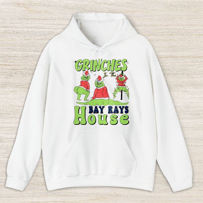 Tampa Bay Rays Merry Christmas MLB Gift For Fan Cute Grinch Unisex Hoodie TAS21933