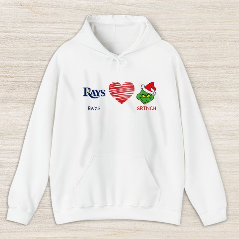 Tampa Bay Rays Merry Christmas MLB Gift For Fan Cute Grinch Unisex Hoodie TAS21934