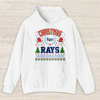 Tampa Bay Rays Merry Christmas MLB Gift For Fan Cute Santa Hohoho Unisex Hoodie TAS21935