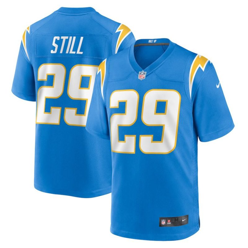 Tarheeb Still Los Angeles Chargers Team Game Jersey - Powder Blue