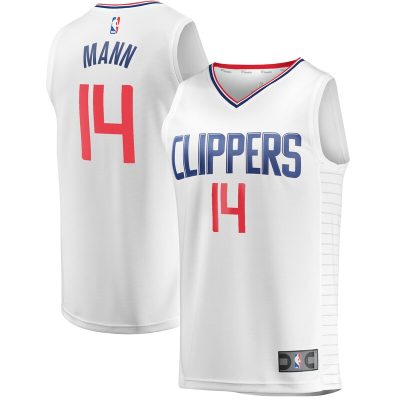 Terance Mann LA Clippers Fast Break Player Jersey - Association Edition - White