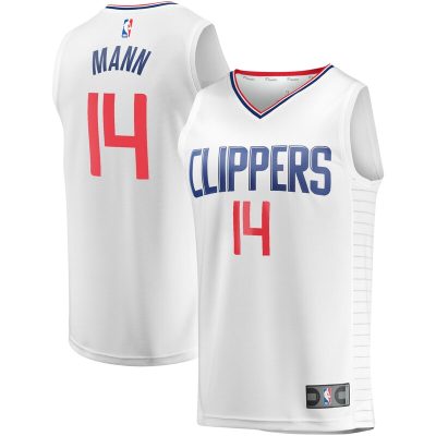 Terance Mann LA Clippers Youth Fast Break Player Jersey - Association Edition - White