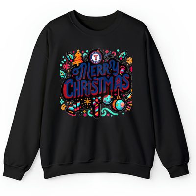 Texas Rangers Merry Christmas MLB Gift For Fan Christmas Funny Unisex Sweatshirt TAH21576