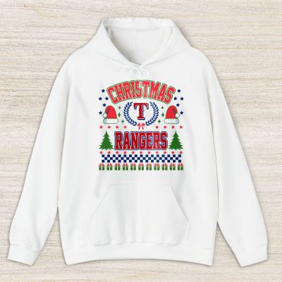 Texas Rangers Merry Christmas MLB Gift For Fan Cute Santa Hohoho Unisex Hoodie TAS21943