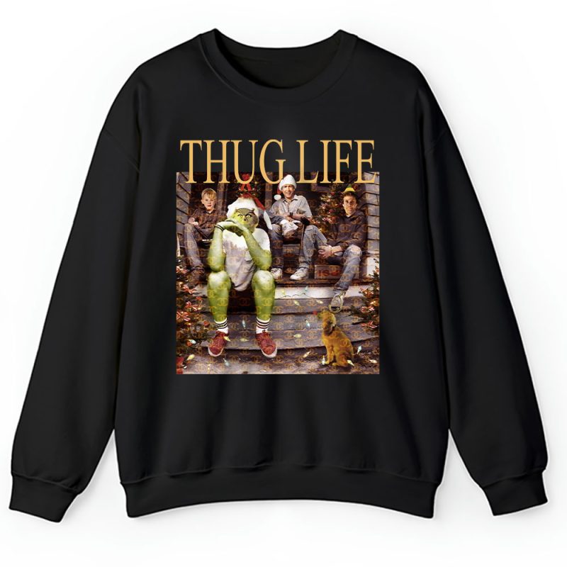 Thug Life Grinch Christmas Chanel Unisex Sweatshirt TAS20160