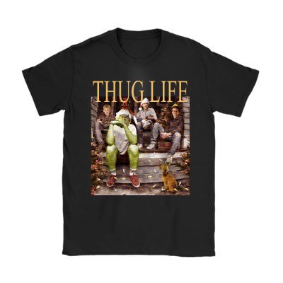 Thug Life Grinch Christmas Chanel Unisex T-Shirt Cotton Tee TAT20160