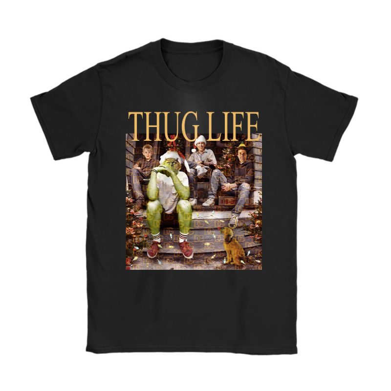 Thug Life Grinch Christmas Dolce & Gabbana Unisex T-Shirt Cotton Tee TAT20161