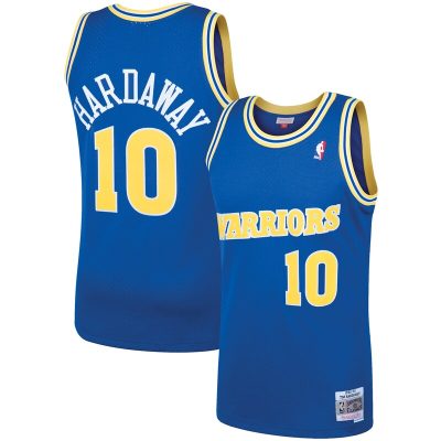 Tim Hardaway Golden State Warriors 1990/91 Hardwood Classics Swingman Jersey - Royal