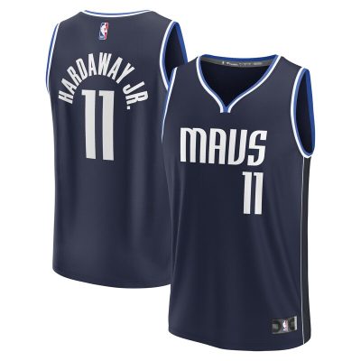 Tim Hardaway Jr. Dallas Mavericks Fast Break Replica Player Jersey - Statement Edition - Navy