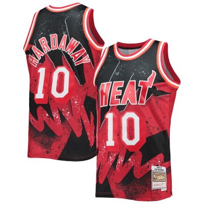 Tim Hardaway Miami Heat Hardwood Classics 1996/97 Hyper Hoops Swingman Jersey - Scarlet