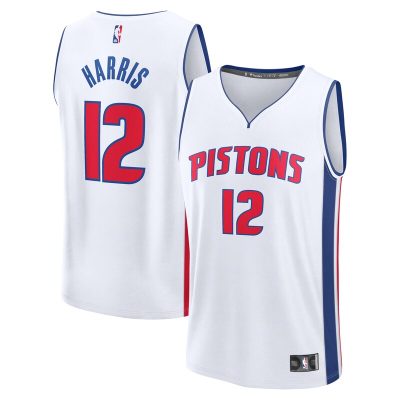 Tobias Harris Detroit Pistons Fast Break Replica Player Jersey - Association Edition - White