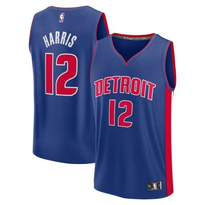 Tobias Harris Detroit Pistons Fast Break Replica Player Jersey - Icon Edition - Blue