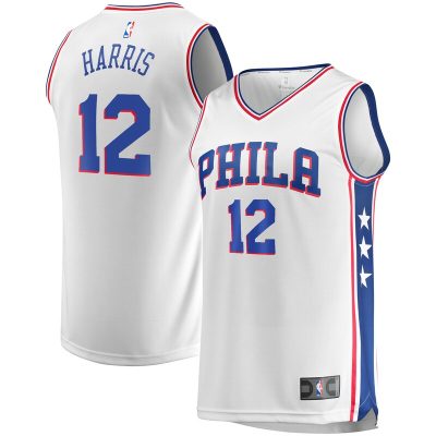 Tobias Harris Philadelphia 76ers Fast Break Replica Player Team Jersey - Association Edition - White