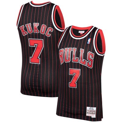 Toni Kukoc Chicago Bulls 1995/96 Hardwood Classics Swingman Jersey - Black