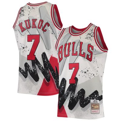 Toni Kukoc Chicago Bulls Hardwood Classics 1995/96 Hyper Hoops Swingman Jersey - White