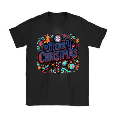 Toronto Blue Jays Merry Christmas MLB Gift For Fan Christmas Funny Unisex T-Shirt Cotton Tee TAT21586