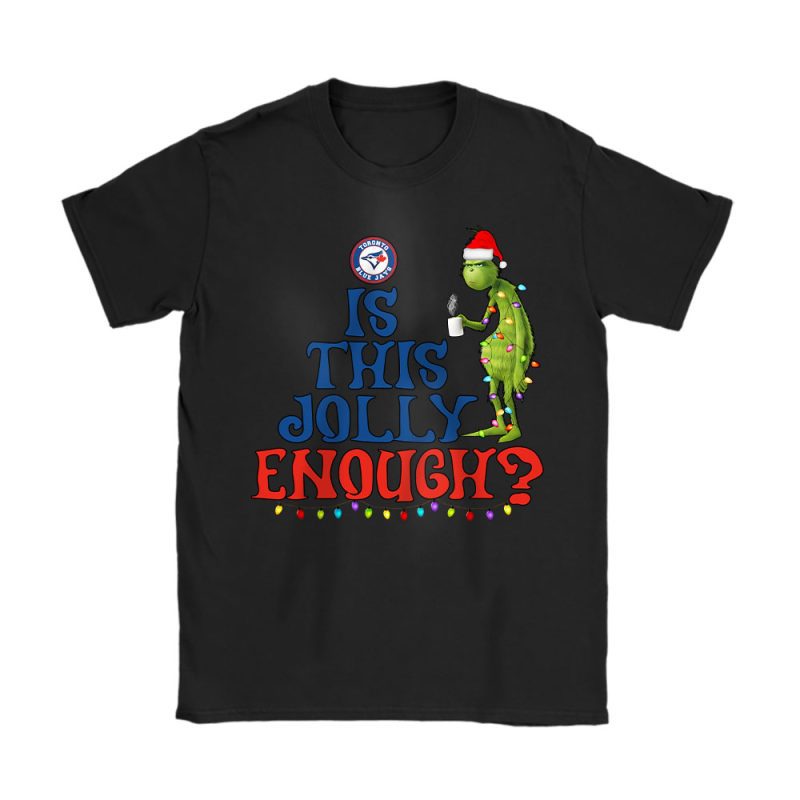 Toronto Blue Jays Merry Christmas MLB Gift For Fan Cute Grinch Unisex T-Shirt Cotton Tee TAT21587