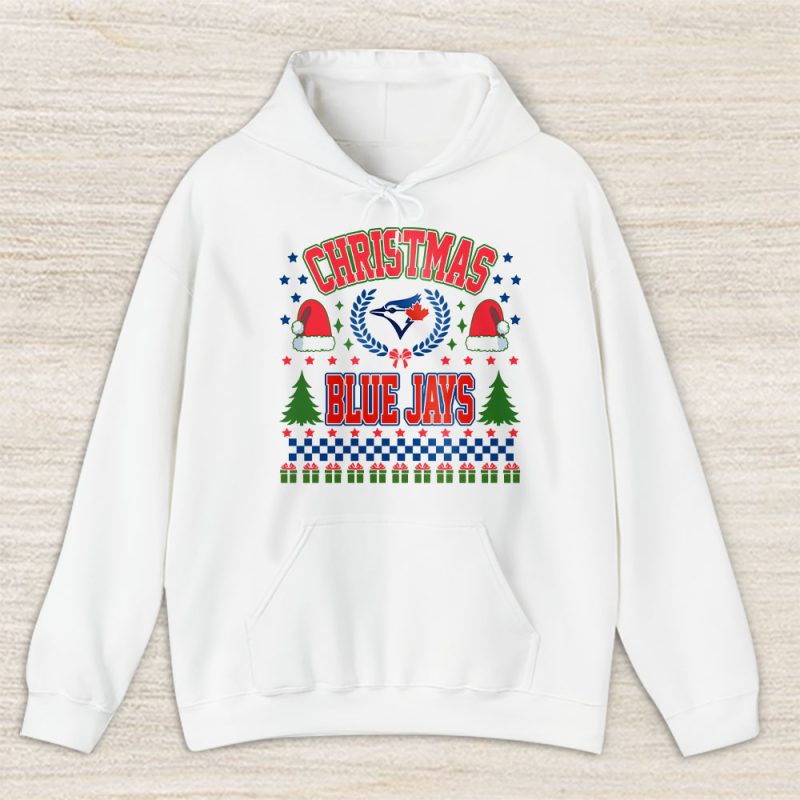 Toronto Blue Jays Merry Christmas MLB Gift For Fan Cute Santa Hohoho Unisex Hoodie TAS21955