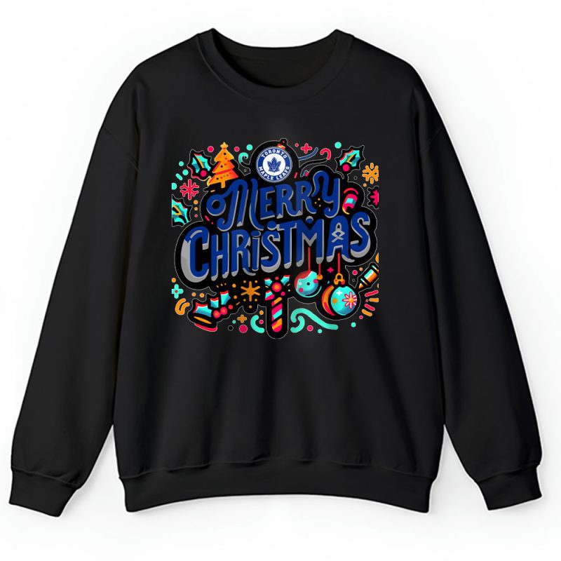 Toronto Maple Leafs Merry Christmas NHL Gift For Fan Christmas Funny Unisex Sweatshirt TAH21579