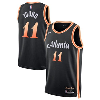 Trae Young Atlanta Hawks 2022/23 Swingman Jersey - City Edition - Black