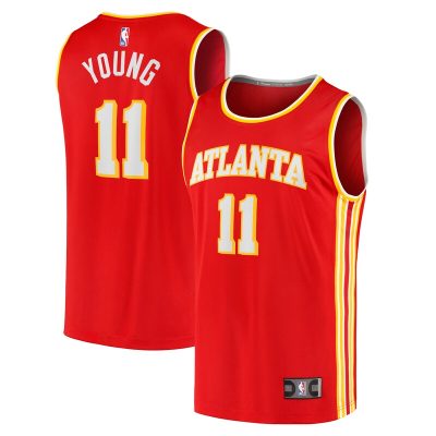 Trae Young Atlanta Hawks Fast Break Player Jersey - Icon Edition - Red