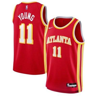 Trae Young Atlanta Hawks Youth Swingman Jersey - Icon Edition - Red