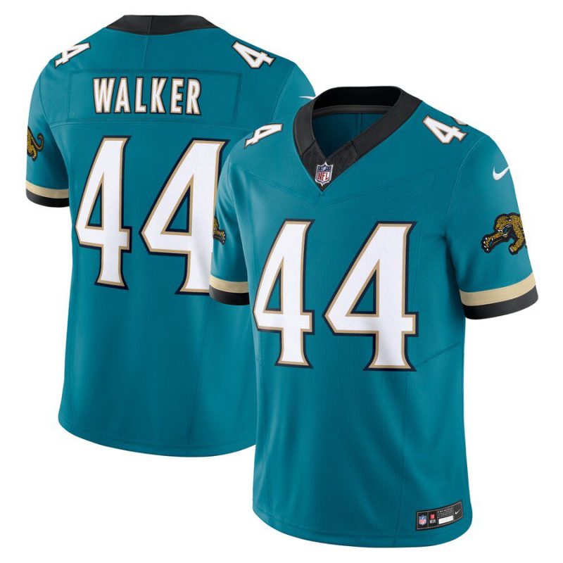 Travon Walker Jacksonville Jaguars Prowler Throwback Vapor F.U.S.E. Limited Jersey - Teal