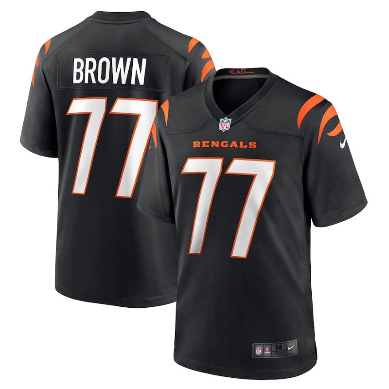 Trent Brown Cincinnati Bengals Game Jersey - Black