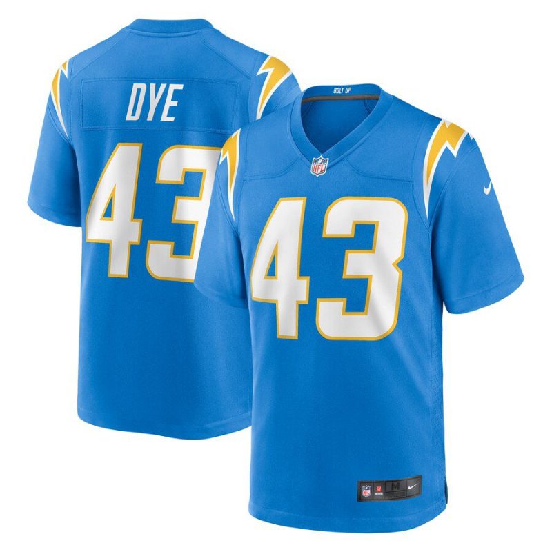 Troy Dye Los Angeles Chargers Game Jersey - Powder Blue